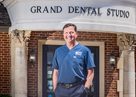 Outside view of Grand Dental Studio in Oklahoma City