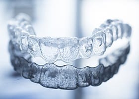 Clear Invisalign aligner