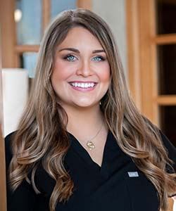 Caring dental hygienist Paige