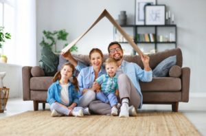 family smiling 