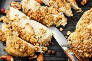 chicken and tomato dish prepared for National Nutrition Month 