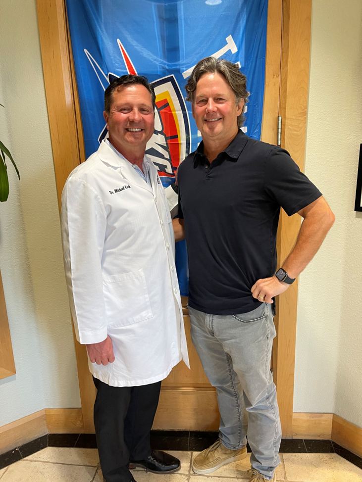 Dr. Kirk and Keith Paul